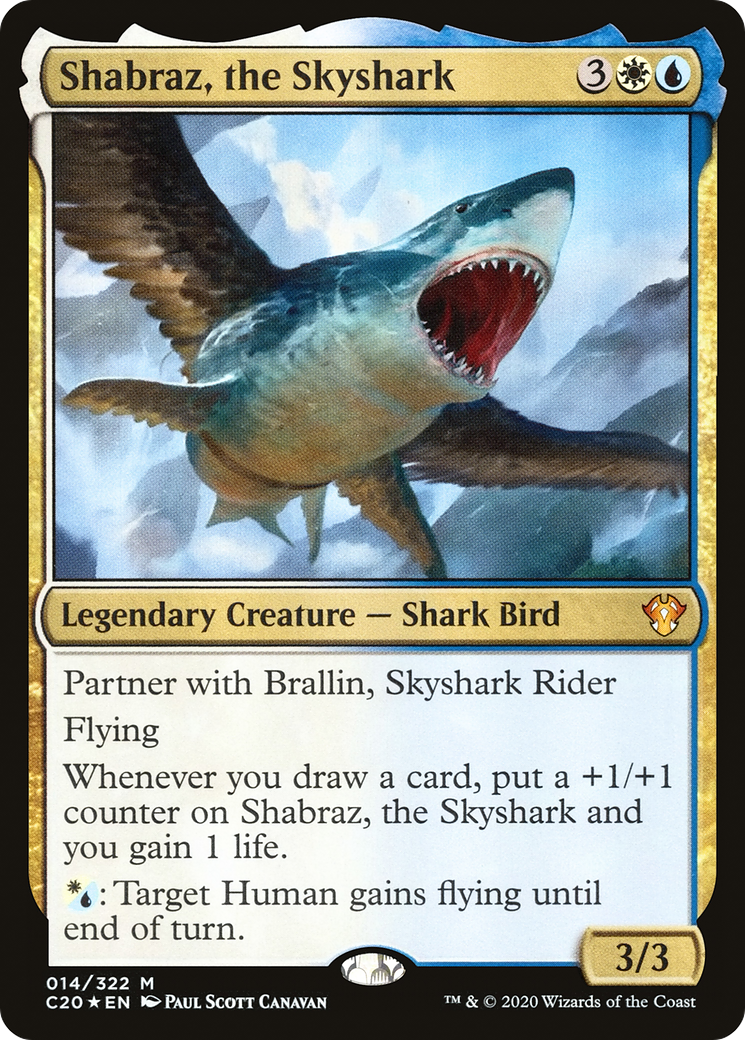 Shabraz, the Skyshark (C20-014) - Commander 2020
