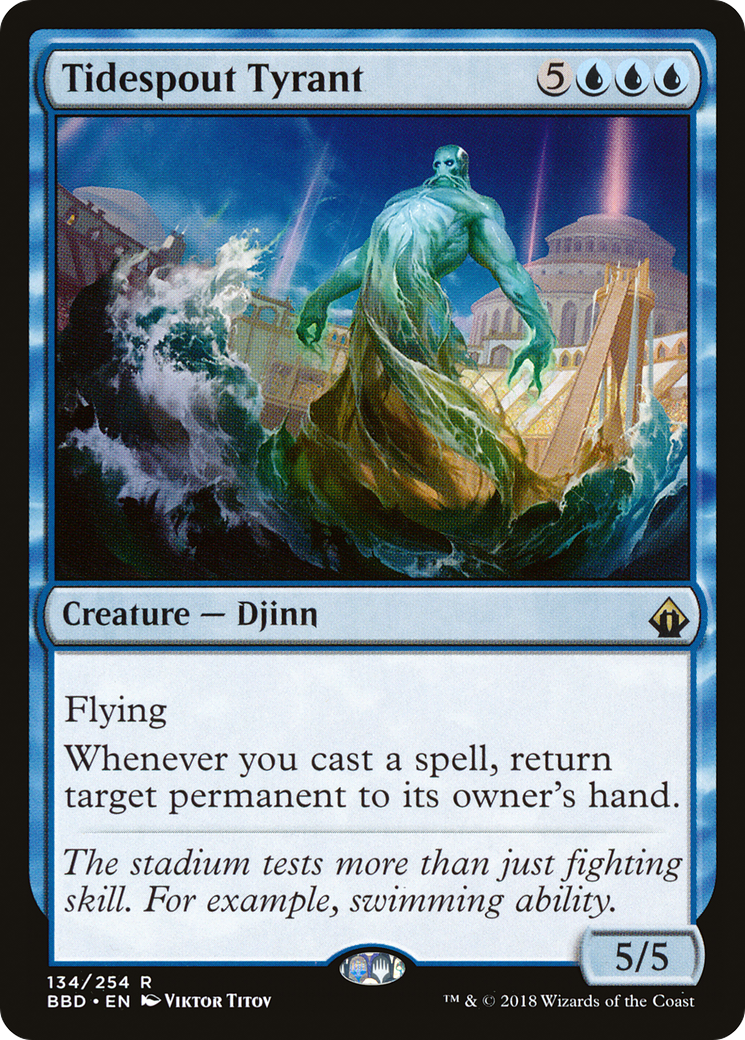 Tidespout Tyrant (BBD-134) - Battlebond Foil