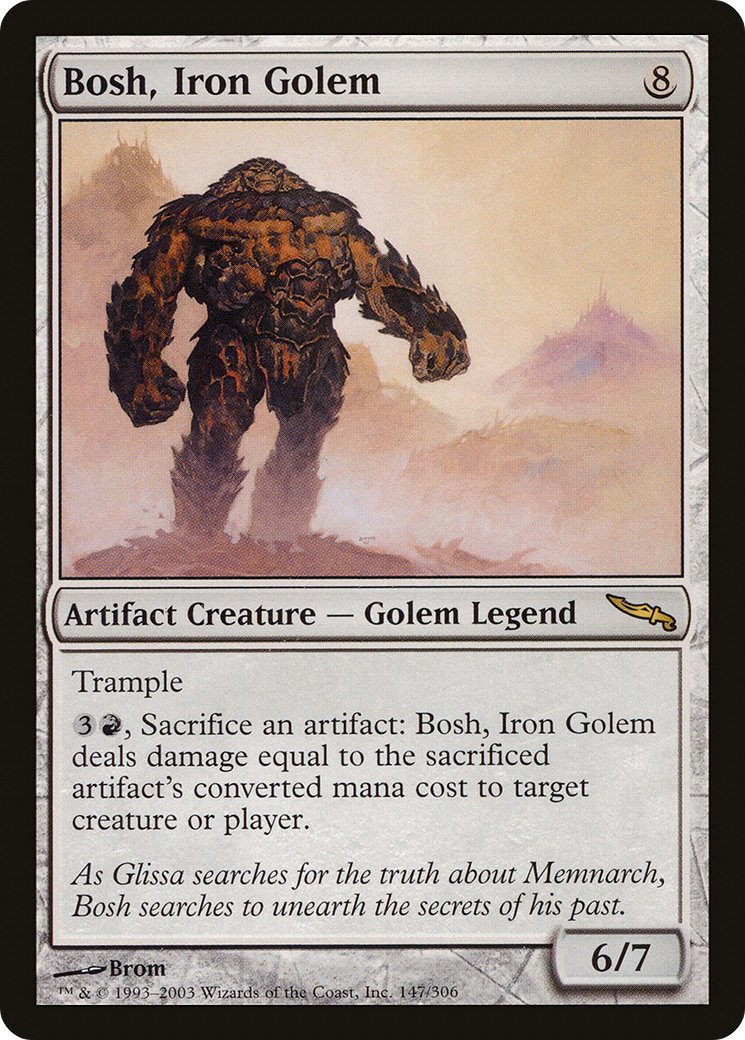Bosh, Iron Golem (MRD-147) - Mirrodin Foil