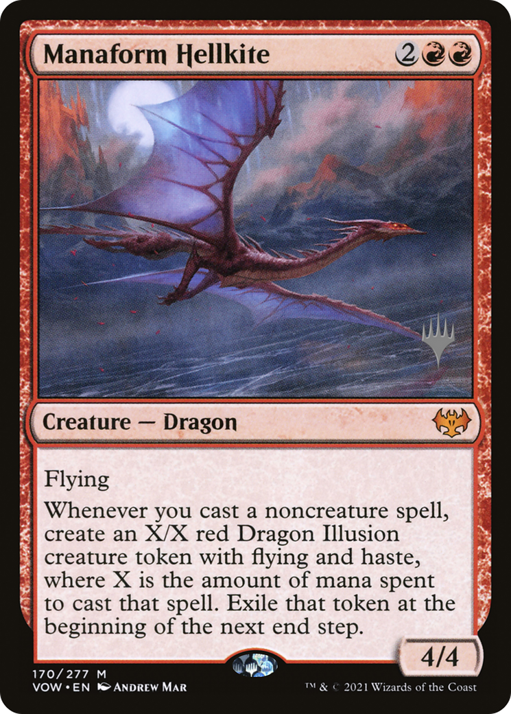 Manaform Hellkite (PPNEO-170P) - Innistrad: Crimson Vow Promos Foil