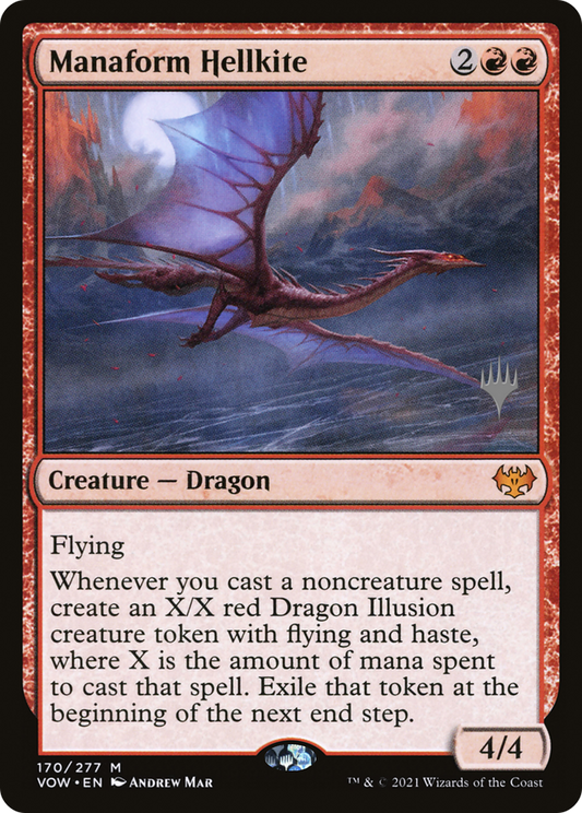 Manaform Hellkite (PPNEO-170P) - Innistrad: Crimson Vow Promos Foil