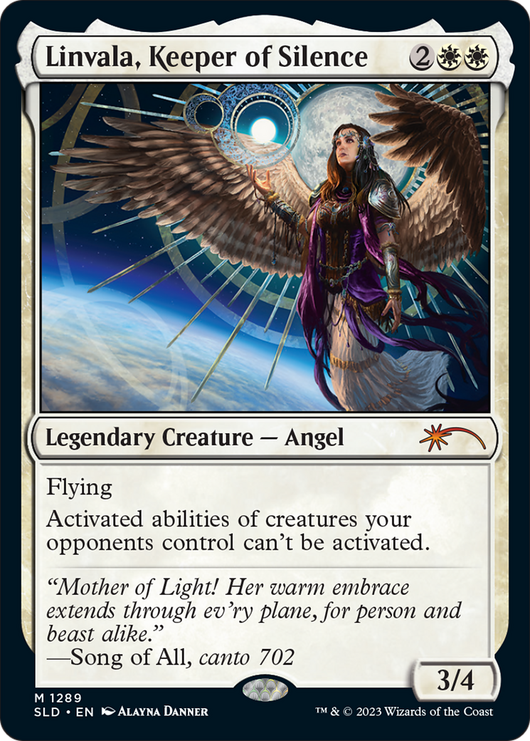 Linvala, Keeper of Silence (SLD-1289) - Secret Lair Drop