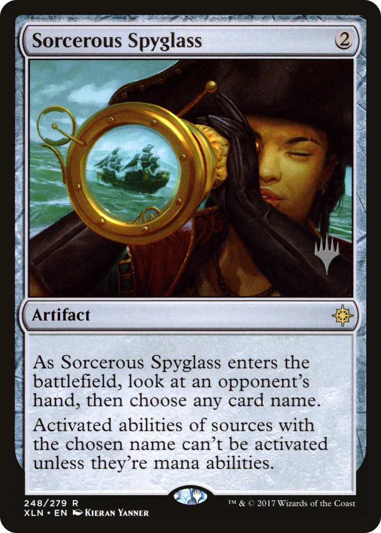 Sorcerous Spyglass (PPM20-248) - Ixalan Promos Foil