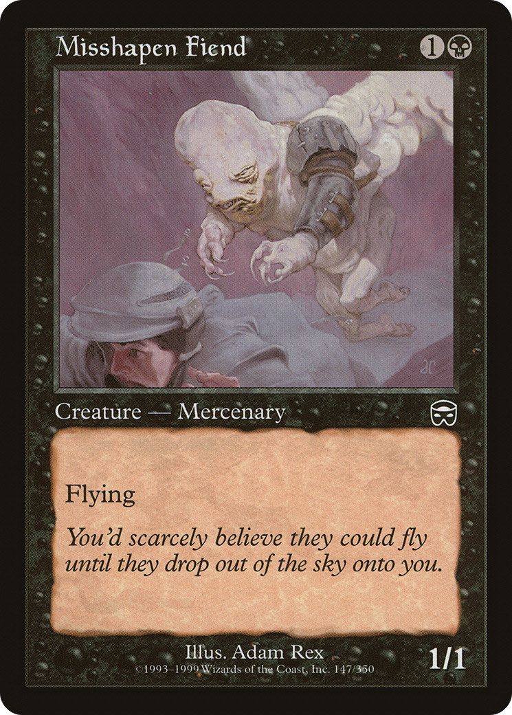 Misshapen Fiend (MMQ-147) - Mercadian Masques Foil