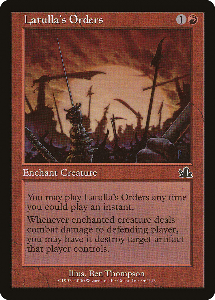 Latulla's Orders (PCY-096) - Prophecy Foil