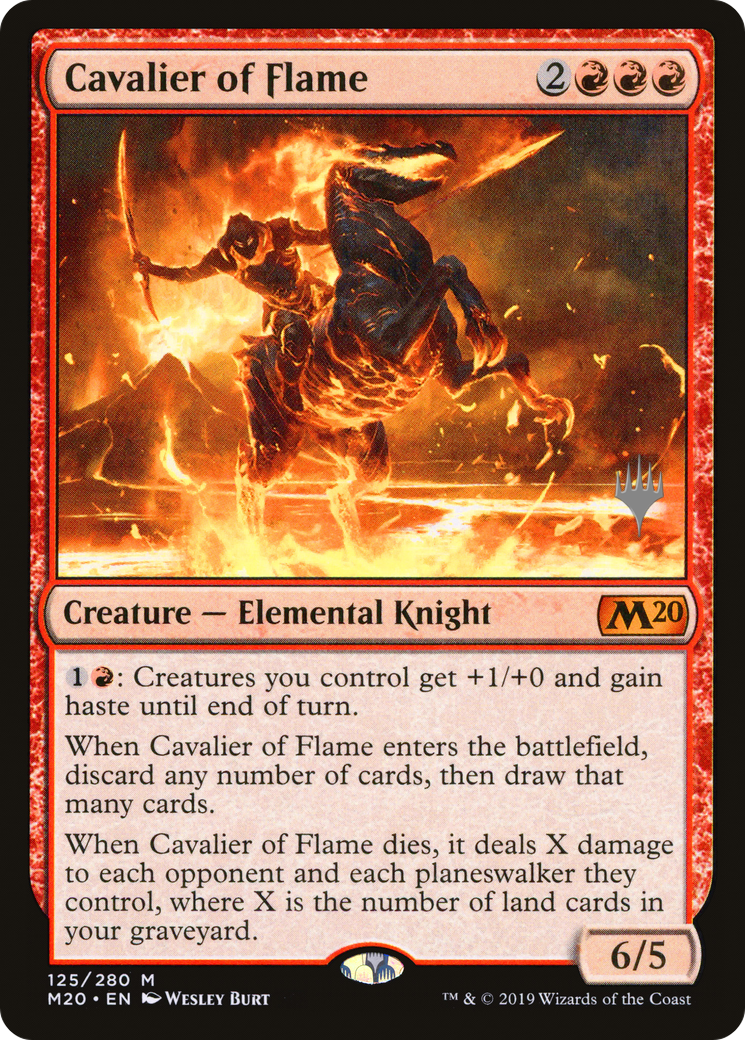 Cavalier of Flame (PPM20-125) - Core Set 2020 Promos