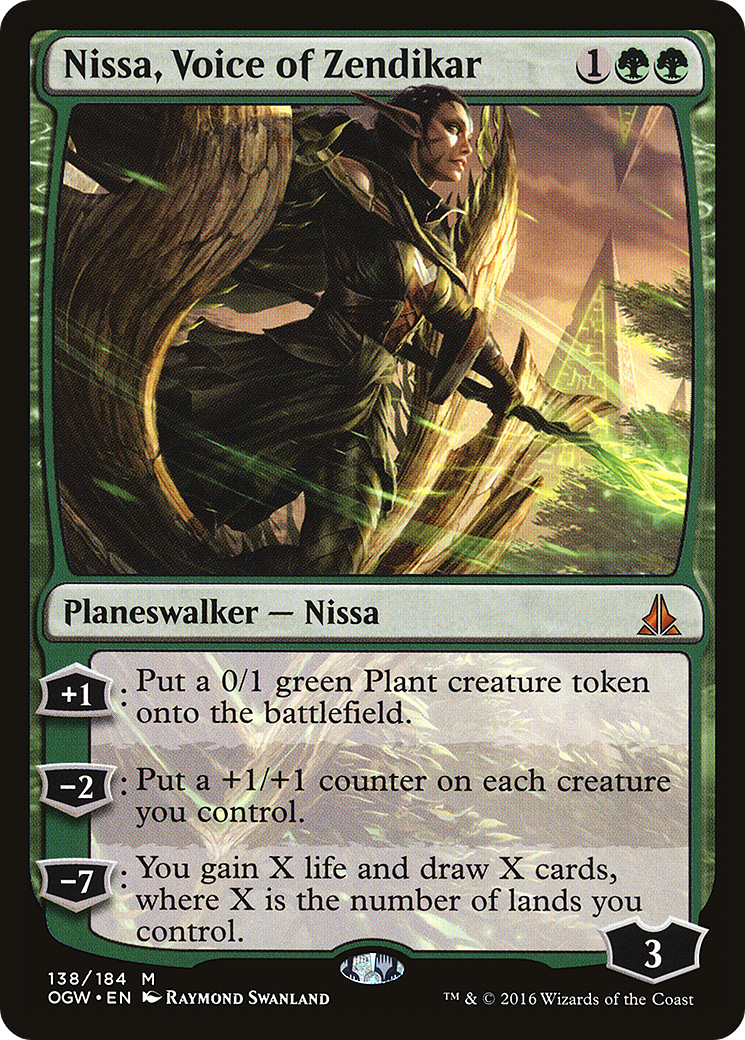 Nissa, Voice of Zendikar (OGW-138) - Oath of the Gatewatch Foil