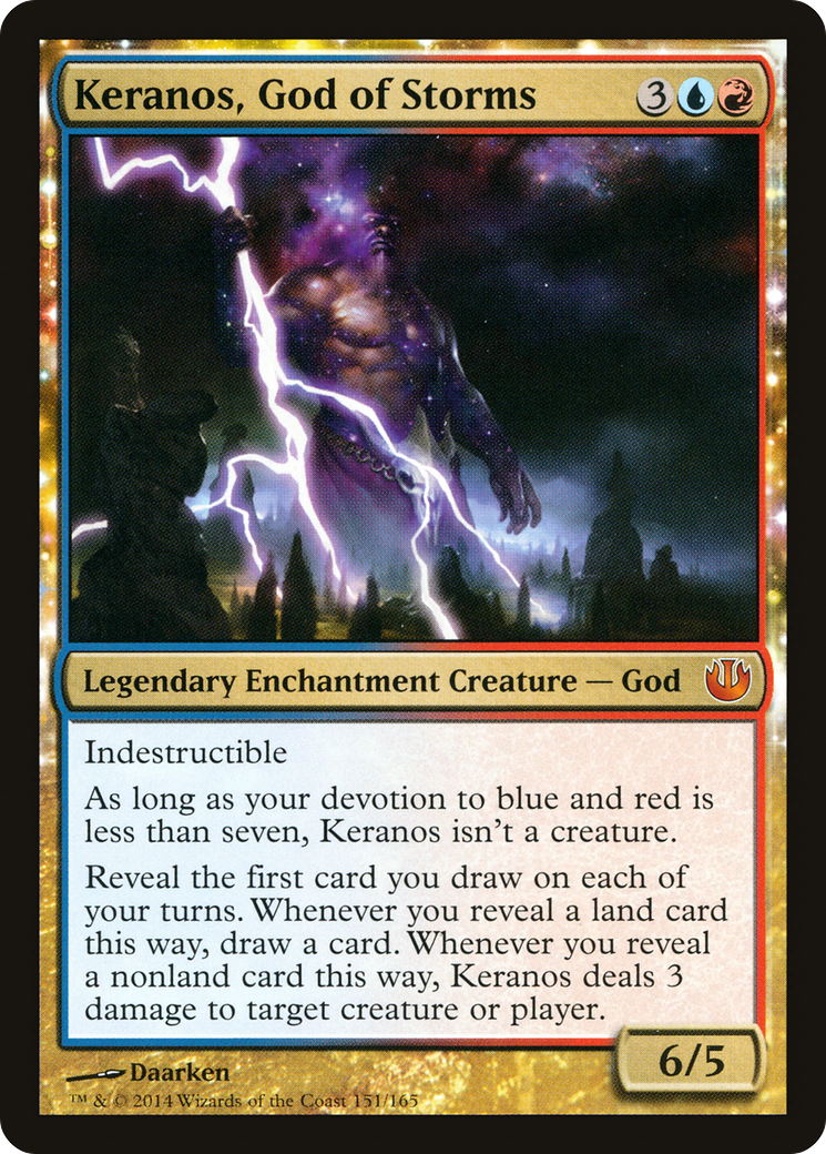 Keranos, God of Storms (JOU-151) - Journey into Nyx: (enchantment)