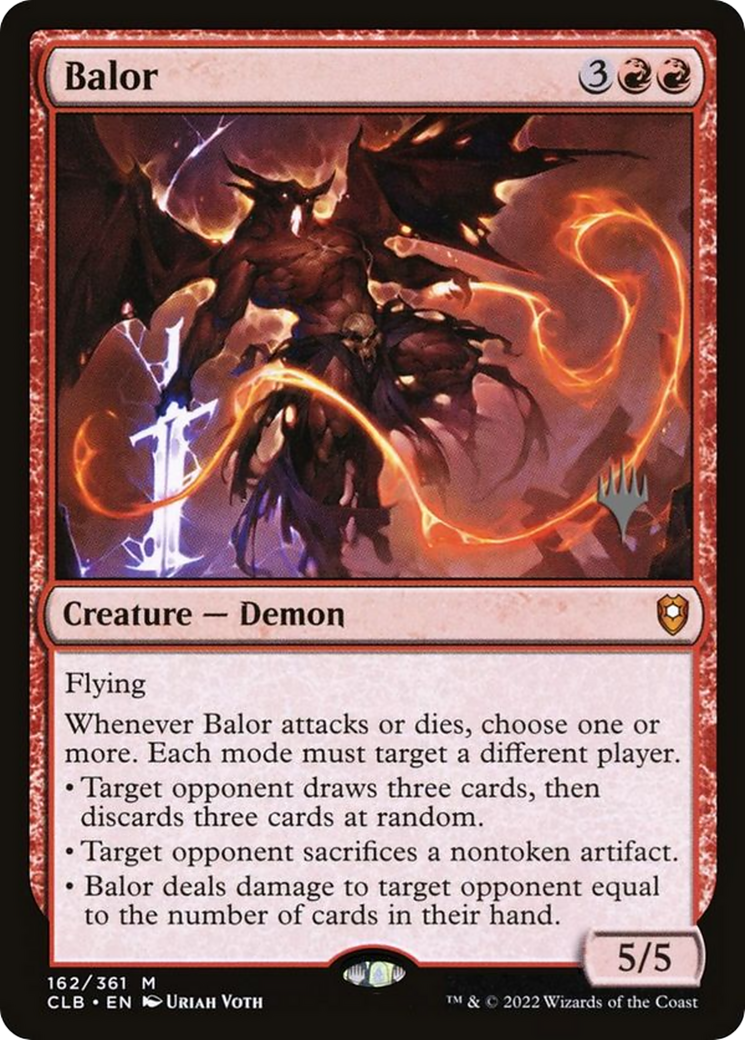 Balor (PPLCI-162P) - Battle for Baldur's Gate Promos: (stamped, promo)