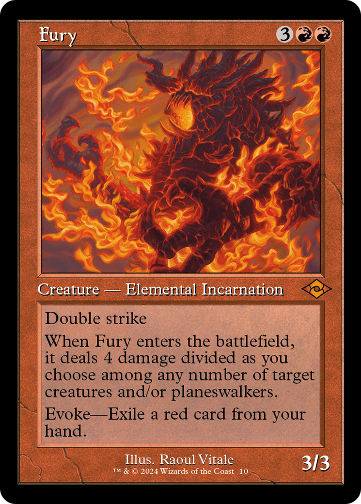 Fury (MH2-010) - Modern Horizons 2 Timeshifts Foil