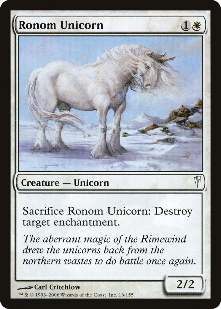 Ronom Unicorn (CSP-016) - Coldsnap Foil