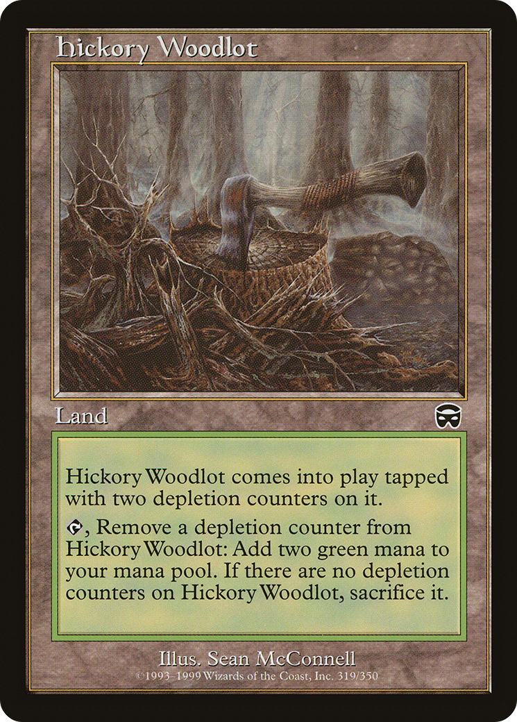 Hickory Woodlot (MMQ-319) - Mercadian Masques Foil