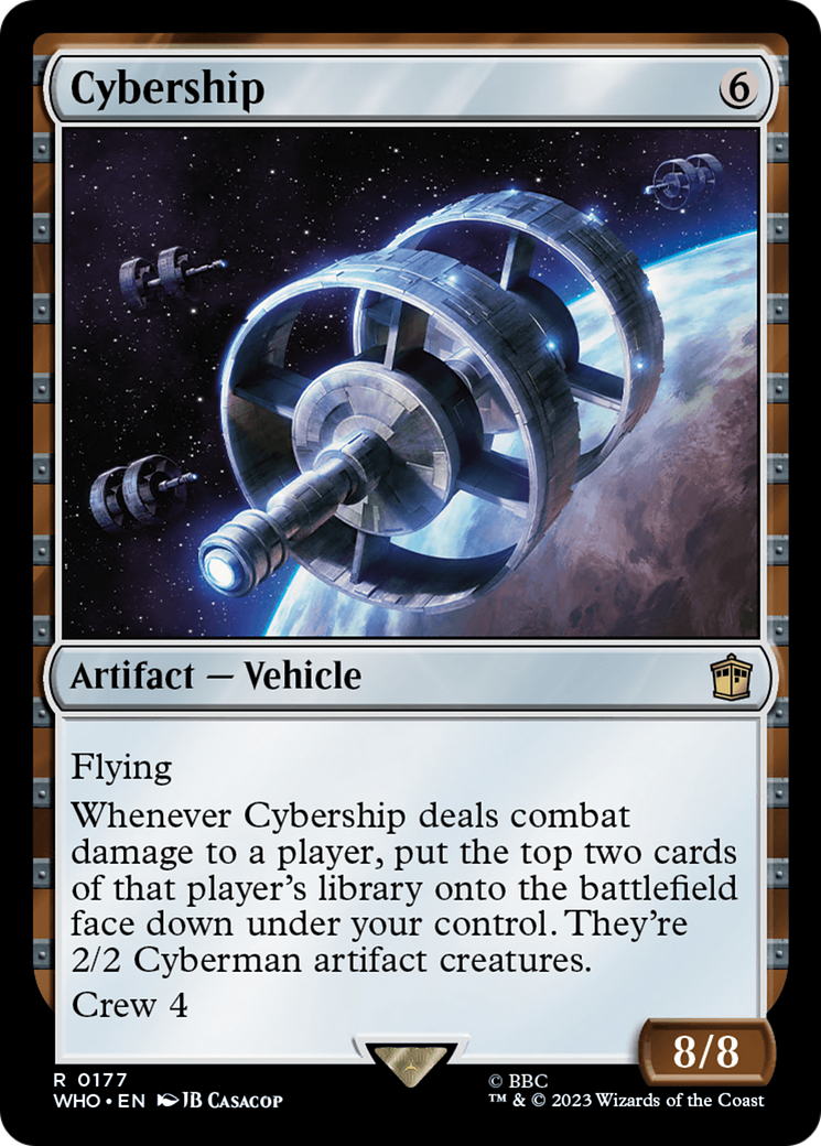 Cybership (WHO-177) - Doctor Who Foil
