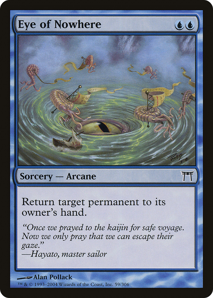 Eye of Nowhere (CHK-059) - Champions of Kamigawa Foil