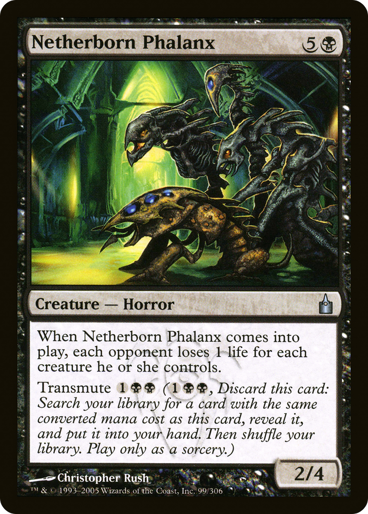 Netherborn Phalanx (RAV-099) - Ravnica: City of Guilds Foil