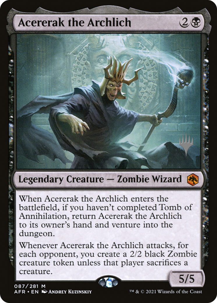 Acererak the Archlich (PPAFR-087) - Adventures in the Forgotten Realms Promos Foil