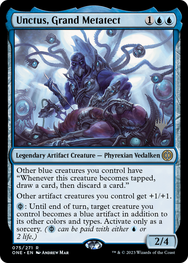 Unctus, Grand Metatect (PPONE-75P) - Phyrexia: All Will Be One Promos Foil