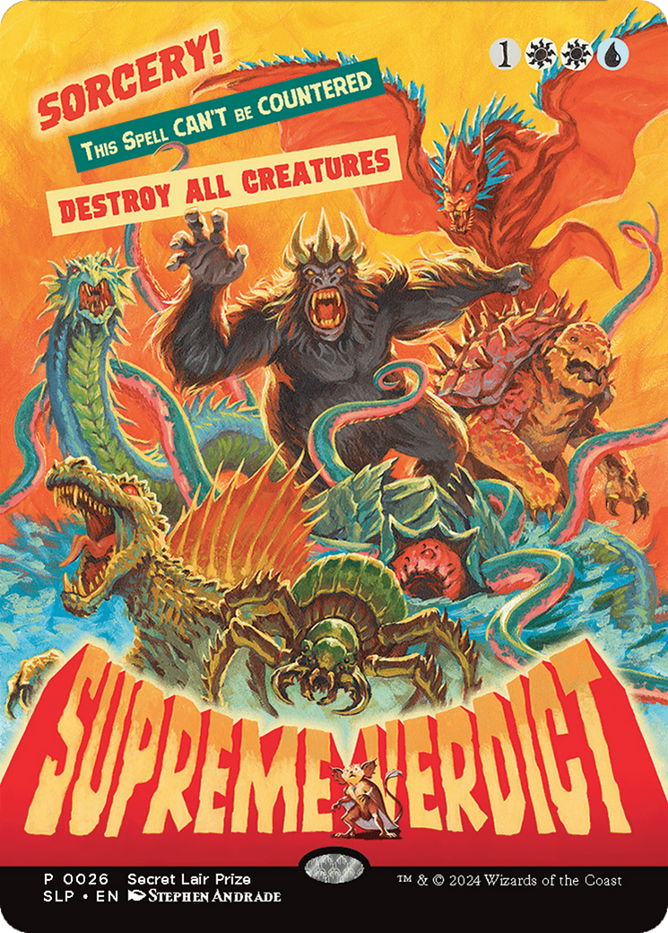 Supreme Verdict (SLP-026) - Secret Lair Showdown Foil