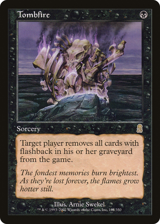 Tombfire (ODY-165) - Odyssey: (tombstone) Foil