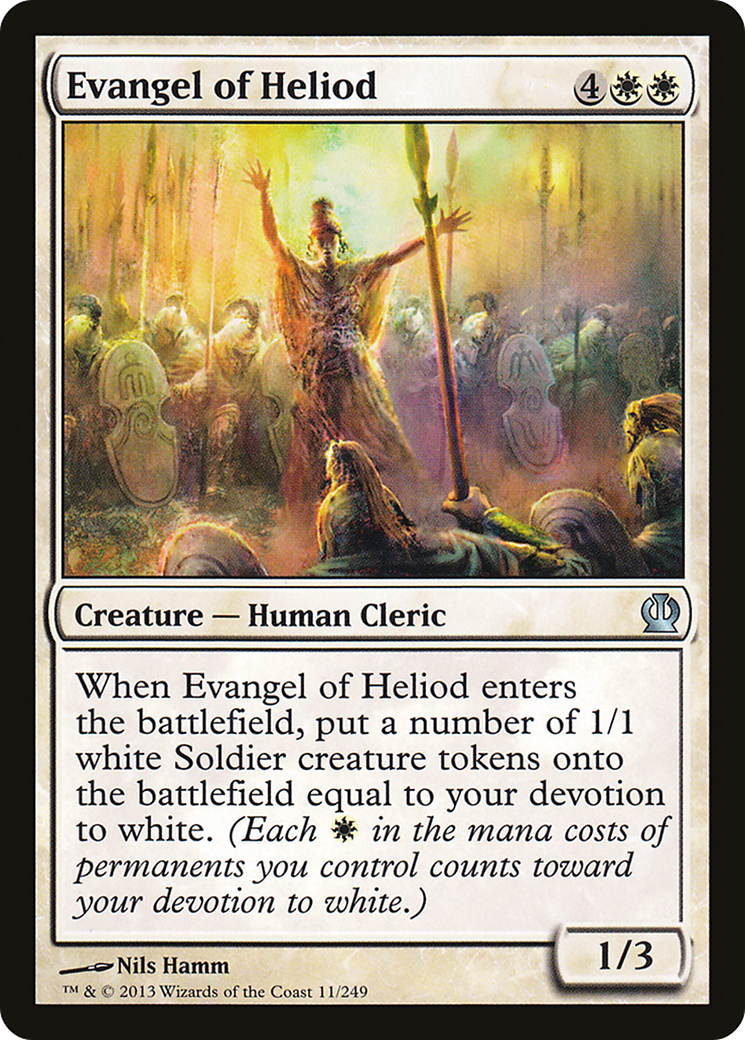 Evangel of Heliod (THS-011) - Theros Foil