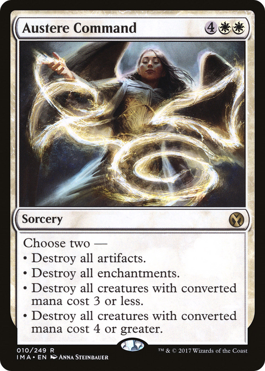 Austere Command (IMA-010) - Iconic Masters Foil