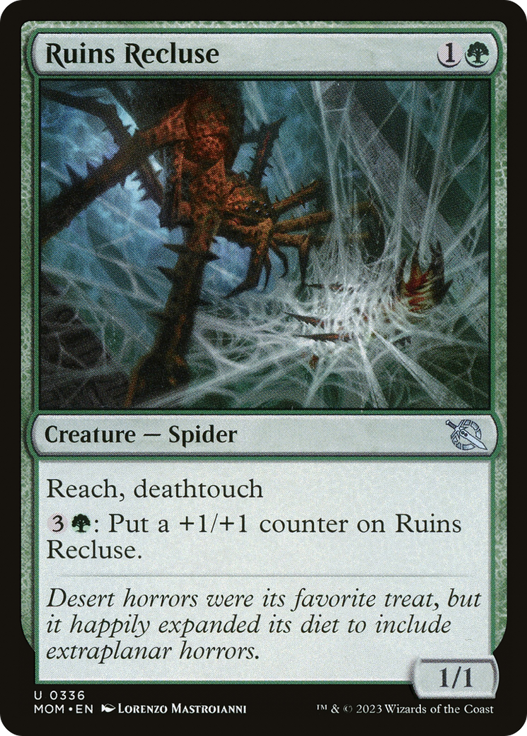 Ruins Recluse (MOM-336) - March of the Machine Foil