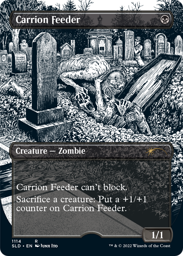 Carrion Feeder (SLD-1114) - Secret Lair Drop (Borderless) Etched Foil