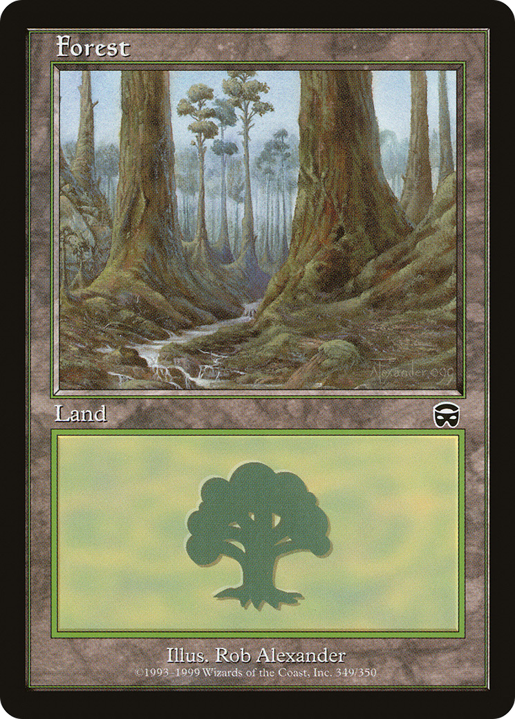 Forest (MMQ-349) - Mercadian Masques Foil
