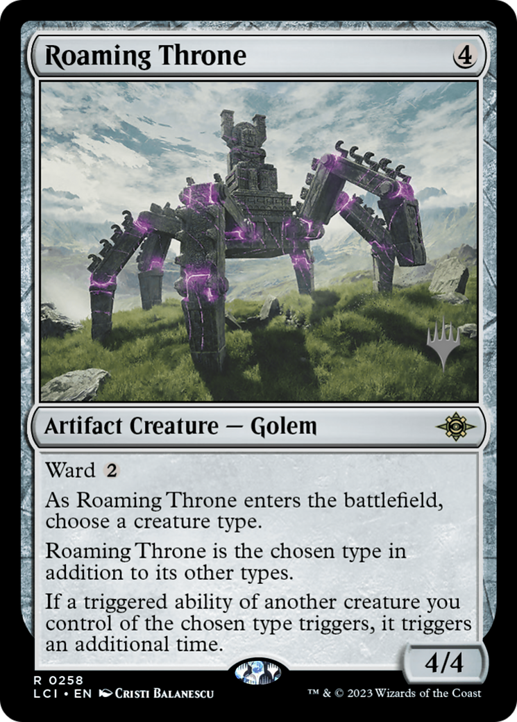 Roaming Throne (PPLCI-258) - The Lost Caverns of Ixalan Promos Foil