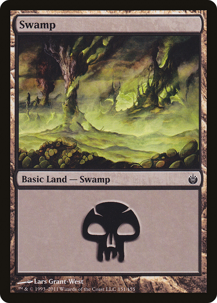 Swamp (MBS-151) - Mirrodin Besieged Foil