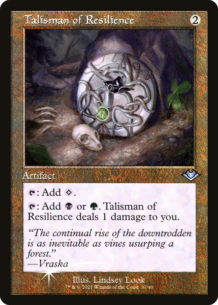 Talisman of Resilience (MH1-037) - Modern Horizons 1 Timeshifts Foil
