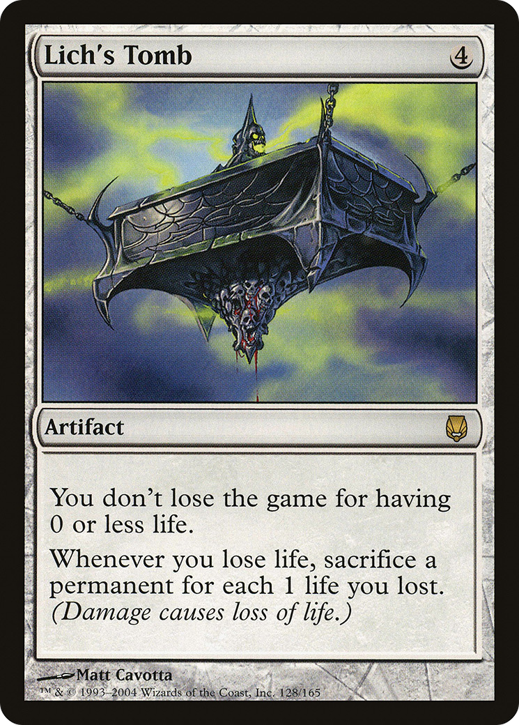 Lich's Tomb (DST-128) - Darksteel Foil