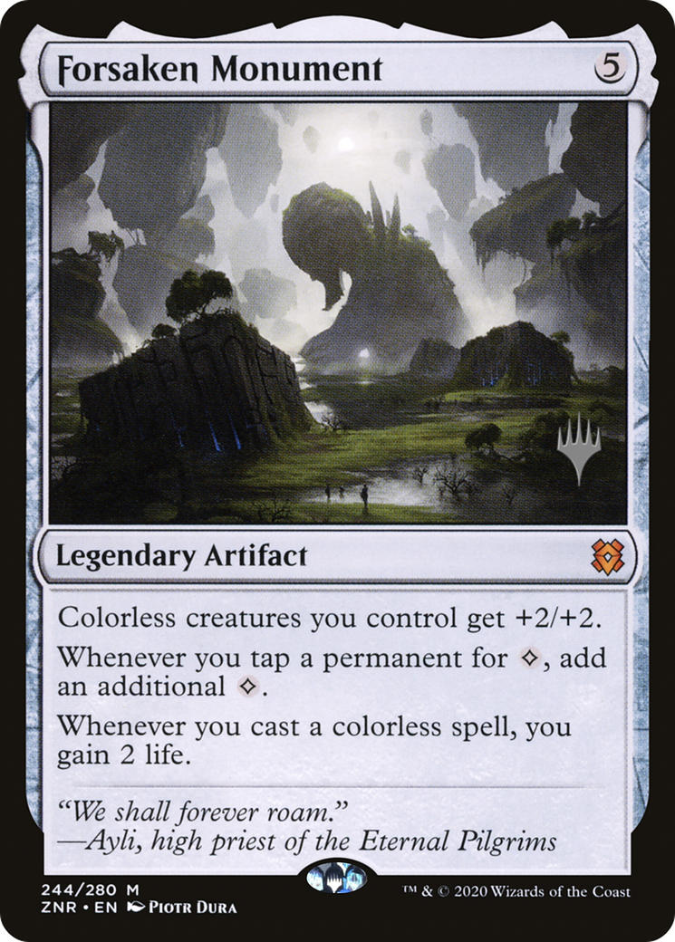 Forsaken Monument (PPZNR-244P) - Zendikar Rising Promos