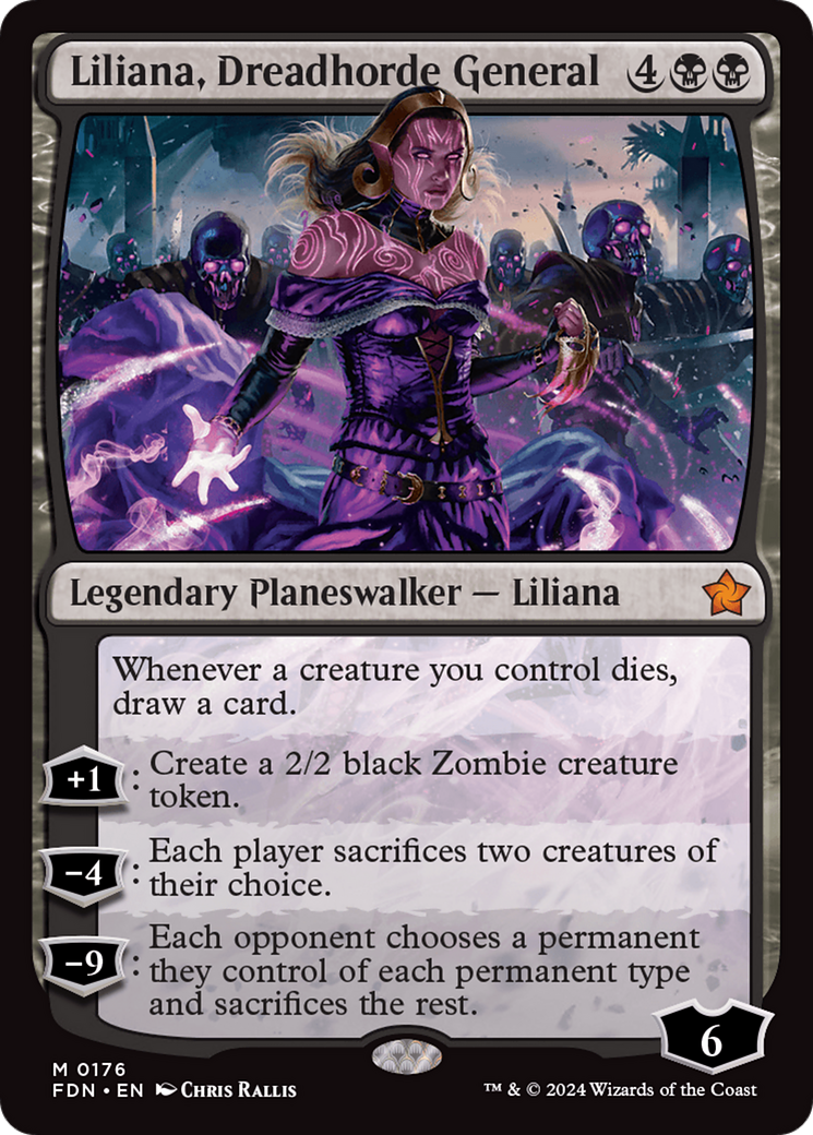 Liliana, Dreadhorde General (FDN-176) - Foundations