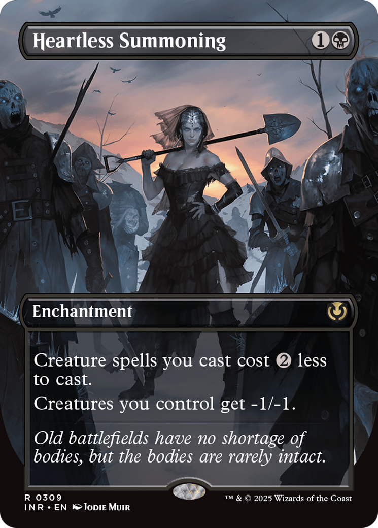 Heartless Summoning (INR-309) - Innistrad Remastered: (enchantment) (Borderless)