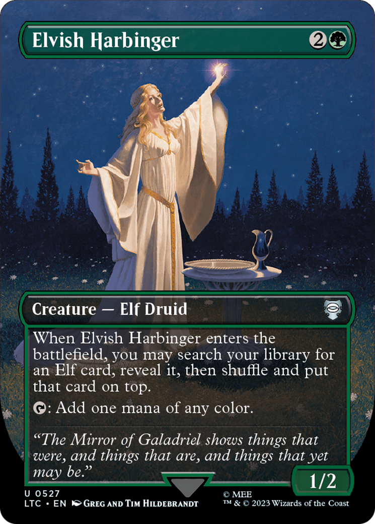 Elvish Harbinger (LTC-527) - Tales of Middle-earth Commander (Borderless)