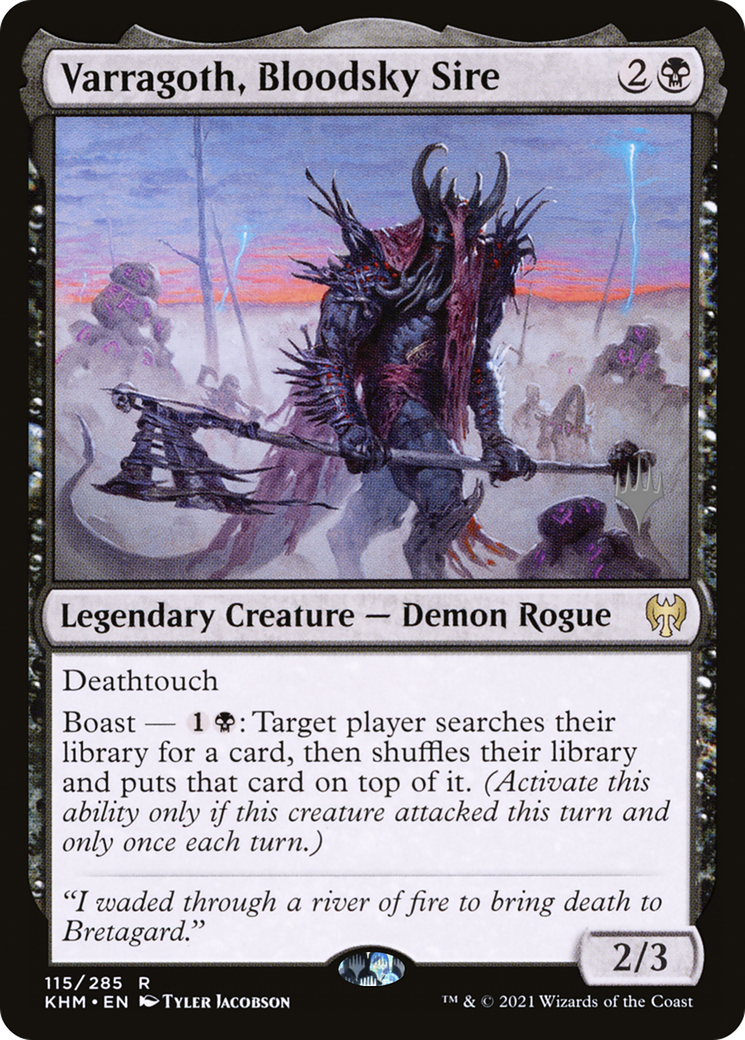 Varragoth, Bloodsky Sire (PPKHM-115) - Kaldheim Promos