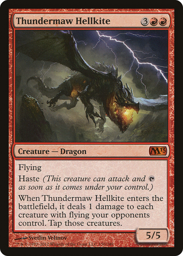 Thundermaw Hellkite (M13-150) - Magic 2013