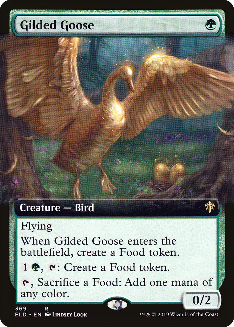 Gilded Goose (ELD-369) - Throne of Eldraine: (Extended Art)