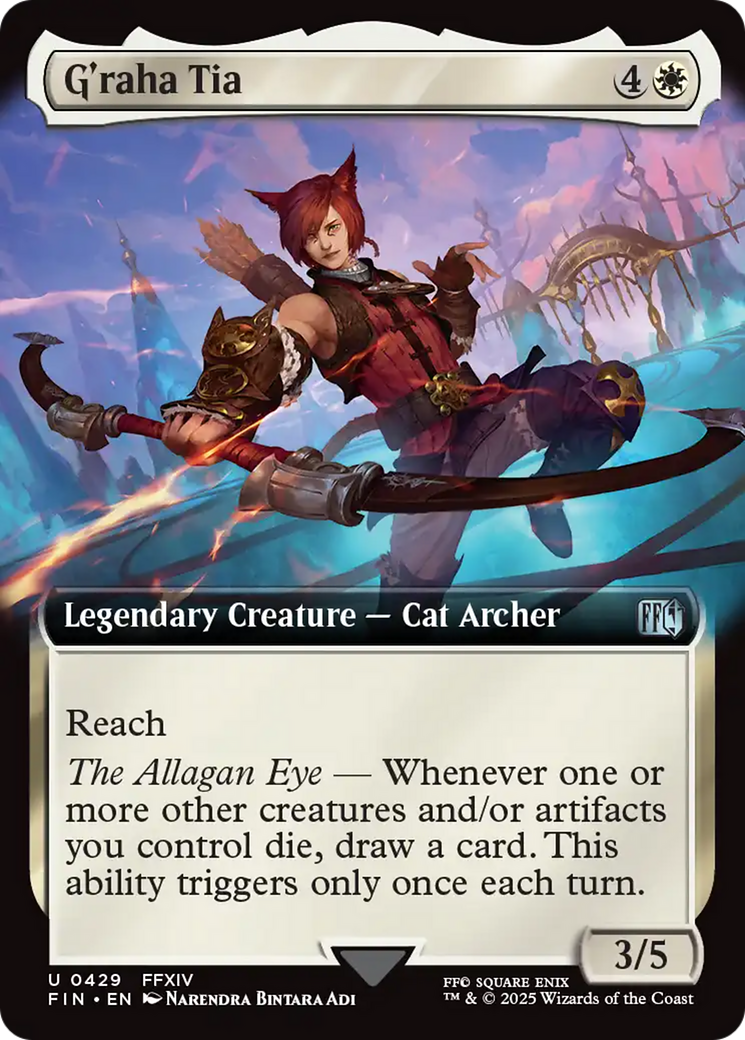 G'raha Tia (FIN-429) - FINAL FANTASY: (Extended Art) Foil