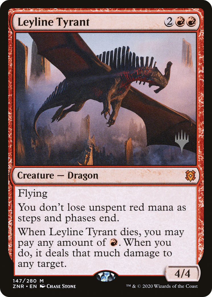 Leyline Tyrant (PPZNR-147P) - Zendikar Rising Promos