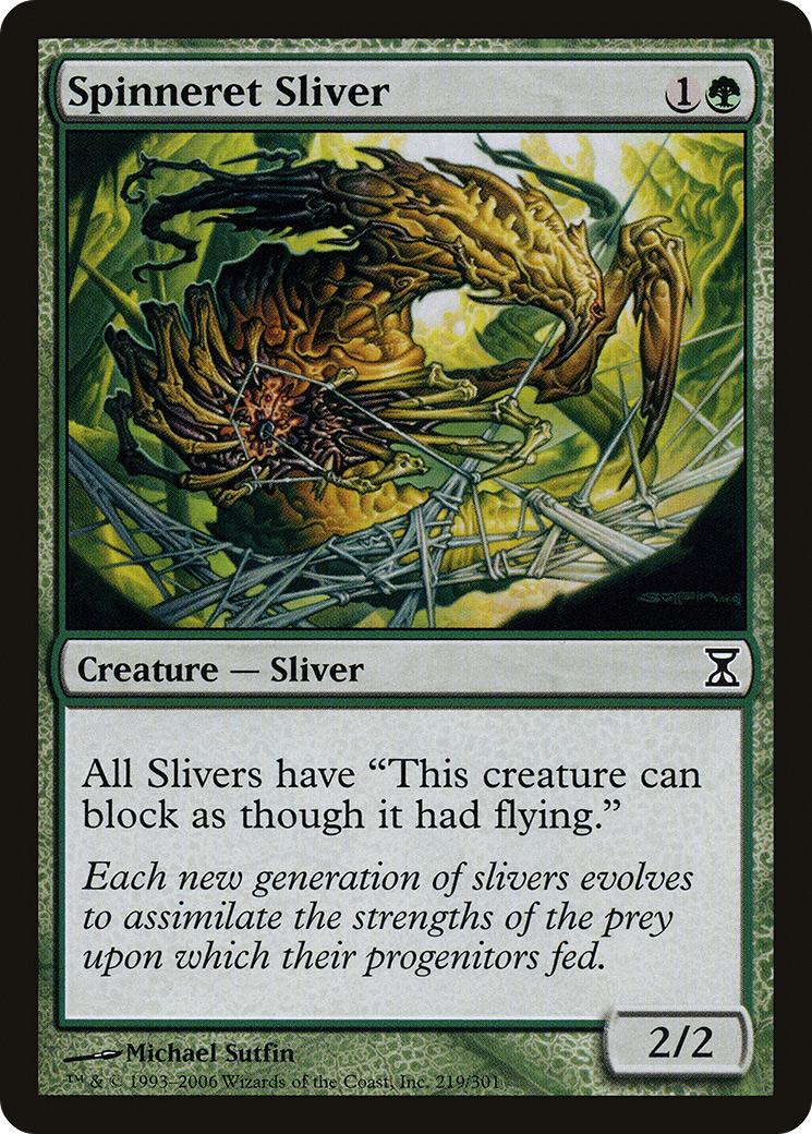 Spinneret Sliver (TSP-219) - Time Spiral Foil