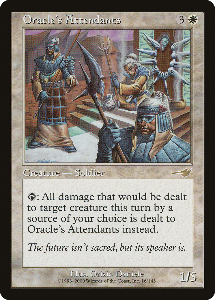 Oracle's Attendants (NMS-016) - Nemesis Foil