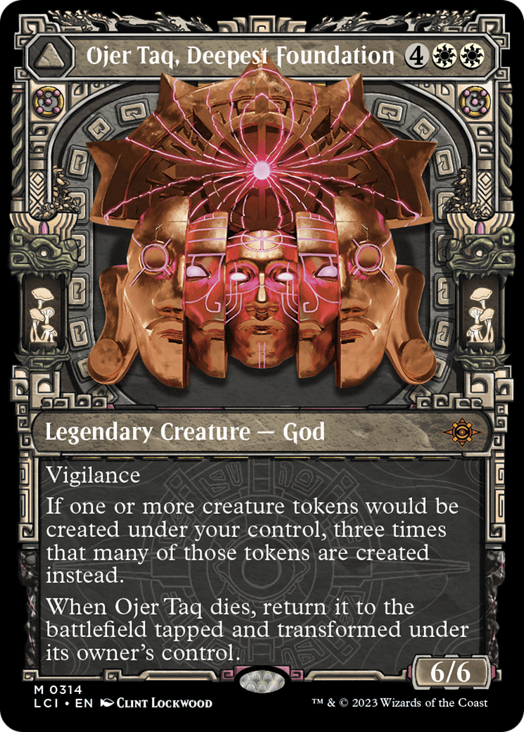 Ojer Taq, Deepest Foundation // Temple of Civilization (LCI-314) - The Lost Caverns of Ixalan: (Showcase) Foil