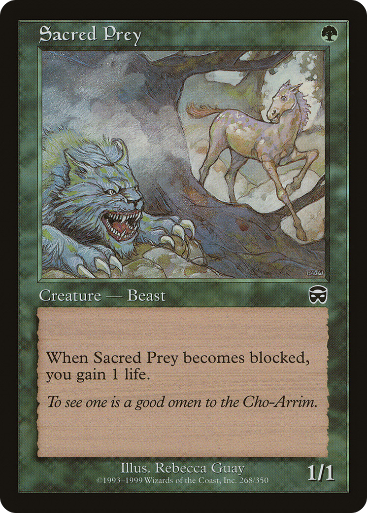 Sacred Prey (MMQ-268) - Mercadian Masques Foil