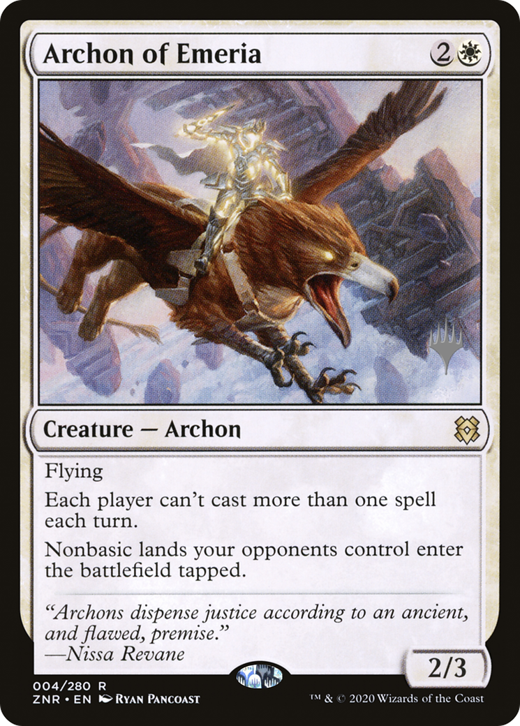 Archon of Emeria (PPZNR-04P) - Zendikar Rising Promos Foil