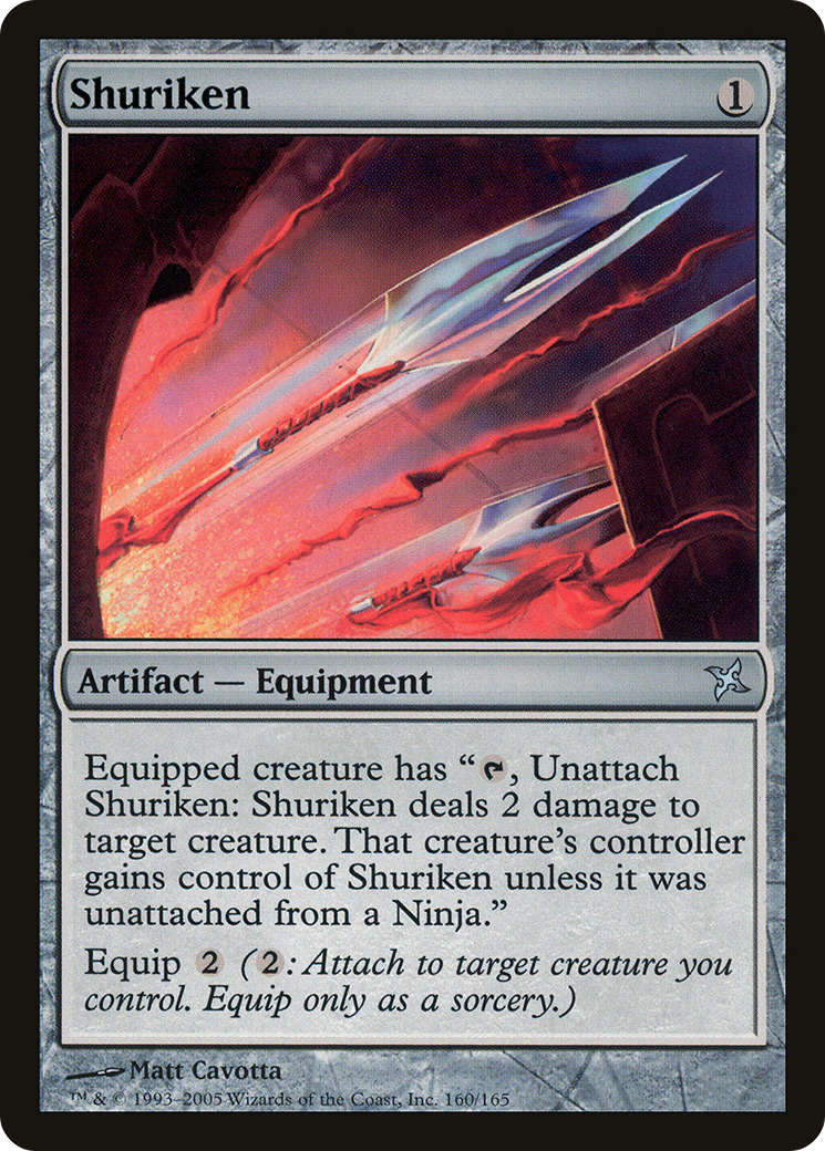 Shuriken (BOK-160) - Betrayers of Kamigawa Foil