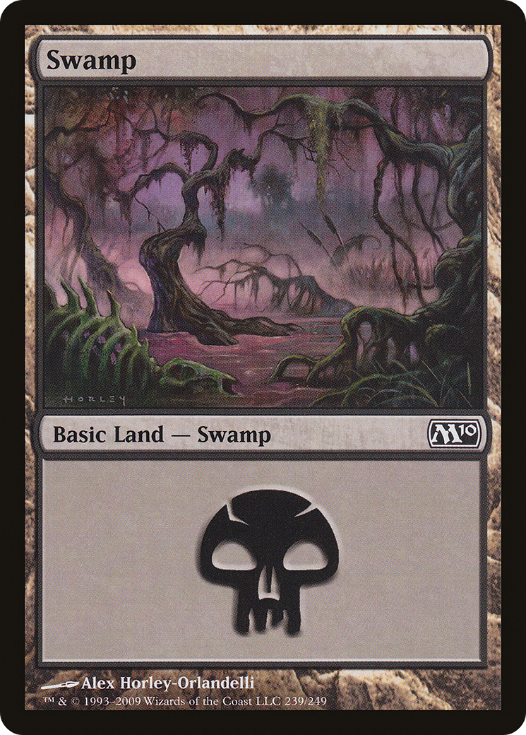 Swamp (M10-239) - Magic 2010 Foil