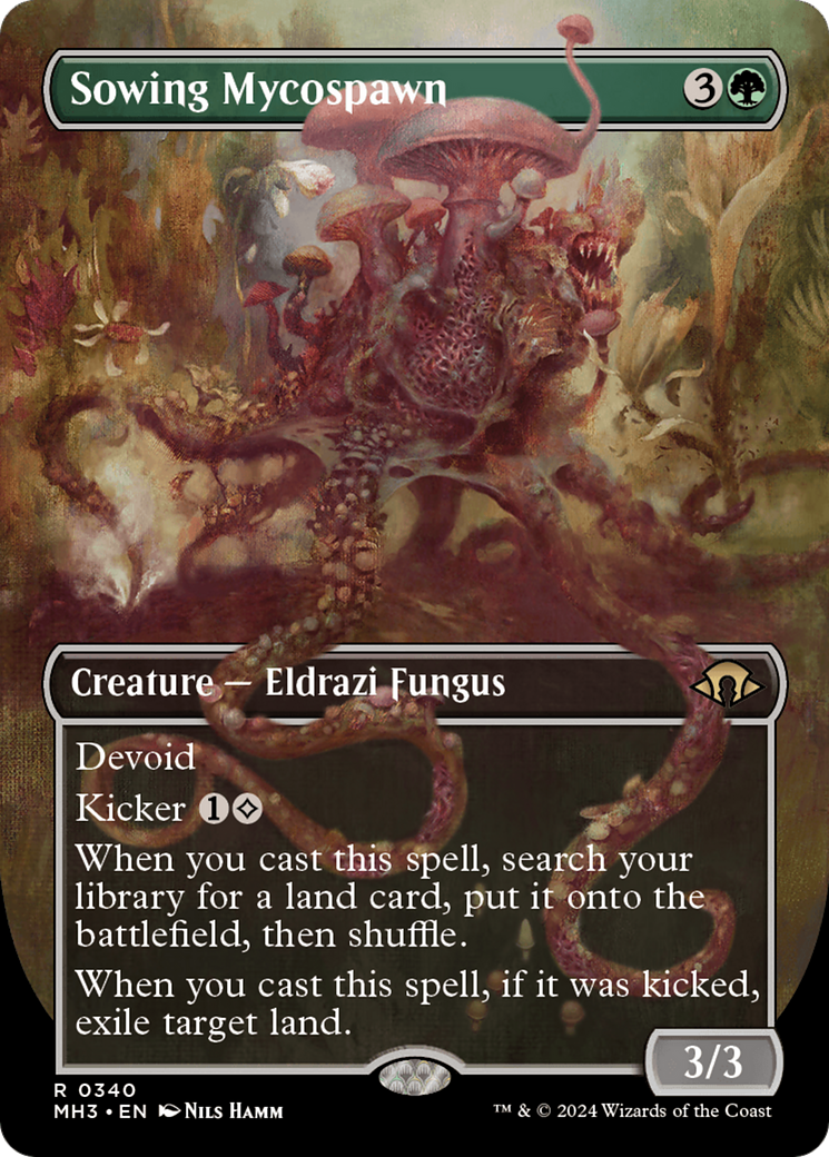 Sowing Mycospawn (MH3-340) - Modern Horizons 3 (Borderless)