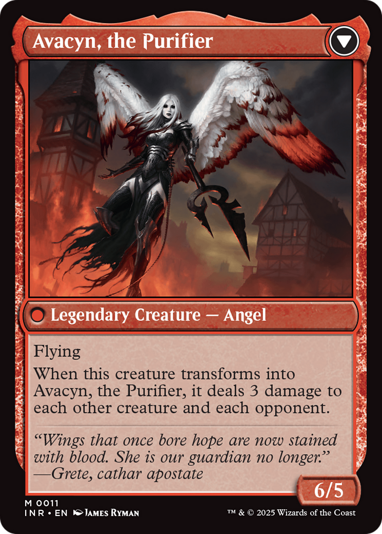 Archangel Avacyn // Avacyn, the Purifier (INR-011) - Innistrad Remastered